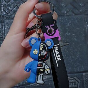 Mechanical Bear Keychain Doll Keychain Accessories Bag Charm